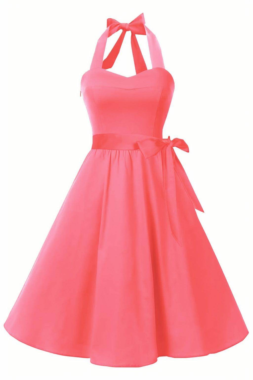 A-Line Knee Length Satin Graduation Dresses CS0559 - COCOMELODY