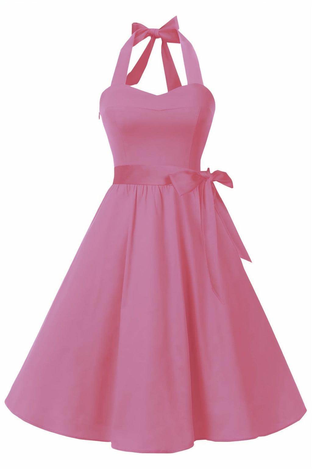 A-Line Knee Length Satin Graduation Dresses CS0559 - COCOMELODY