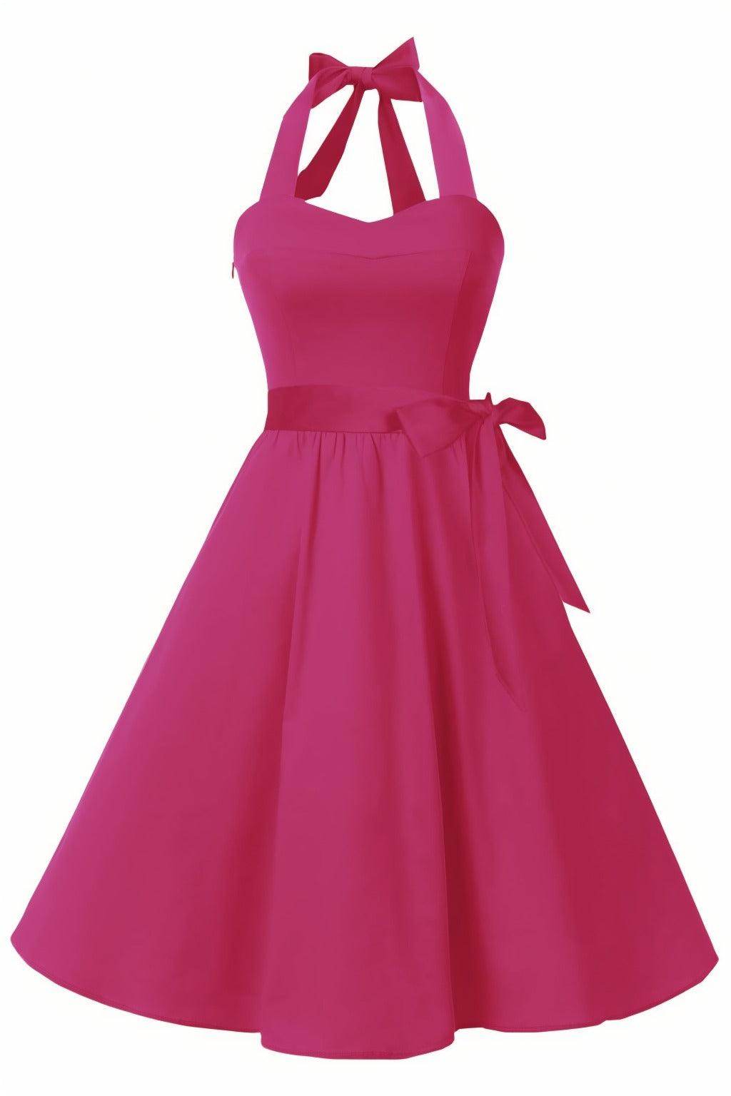 A-Line Knee Length Satin Graduation Dresses CS0559 - COCOMELODY