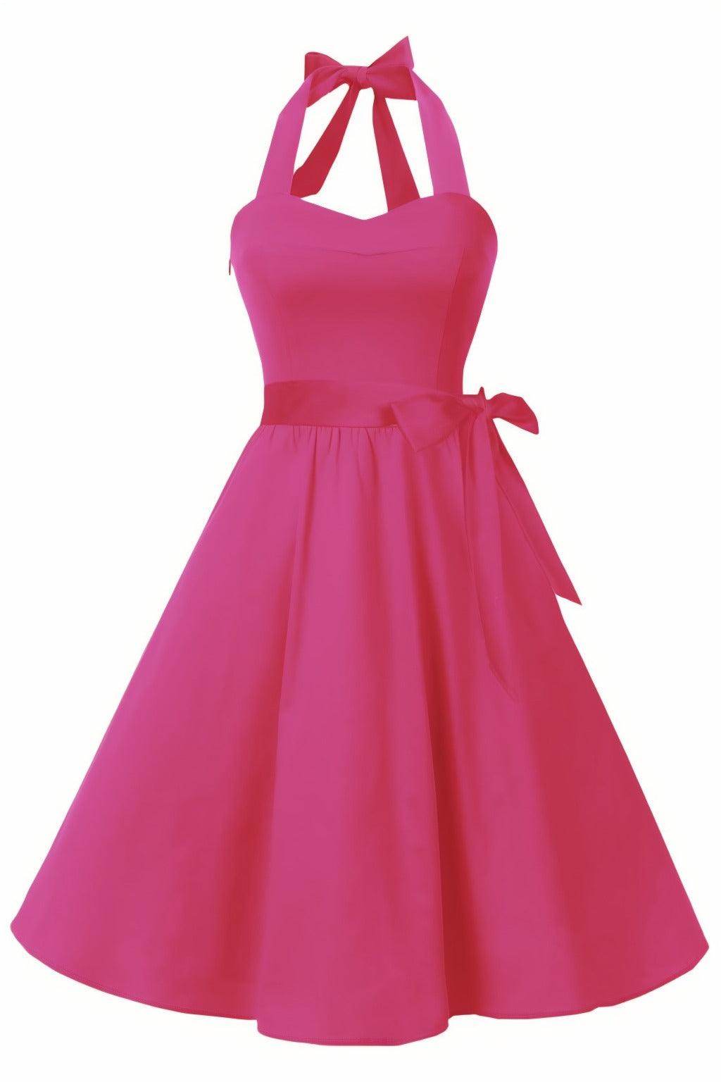 A-Line Knee Length Satin Graduation Dresses CS0559 - COCOMELODY