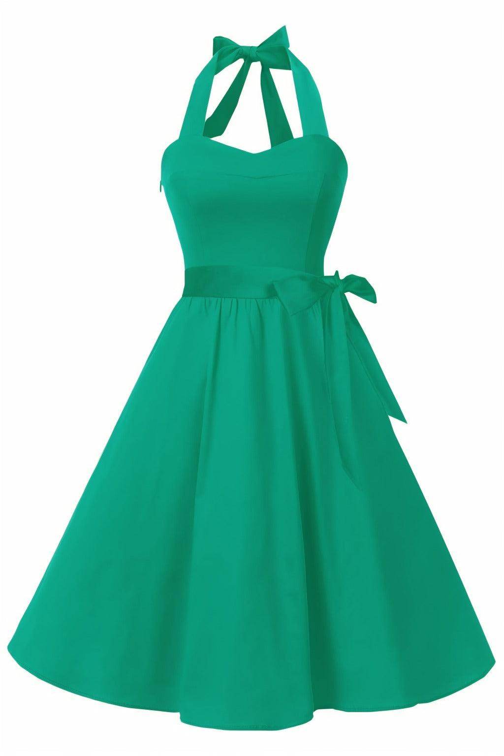 A-Line Knee Length Satin Graduation Dresses CS0559 - COCOMELODY