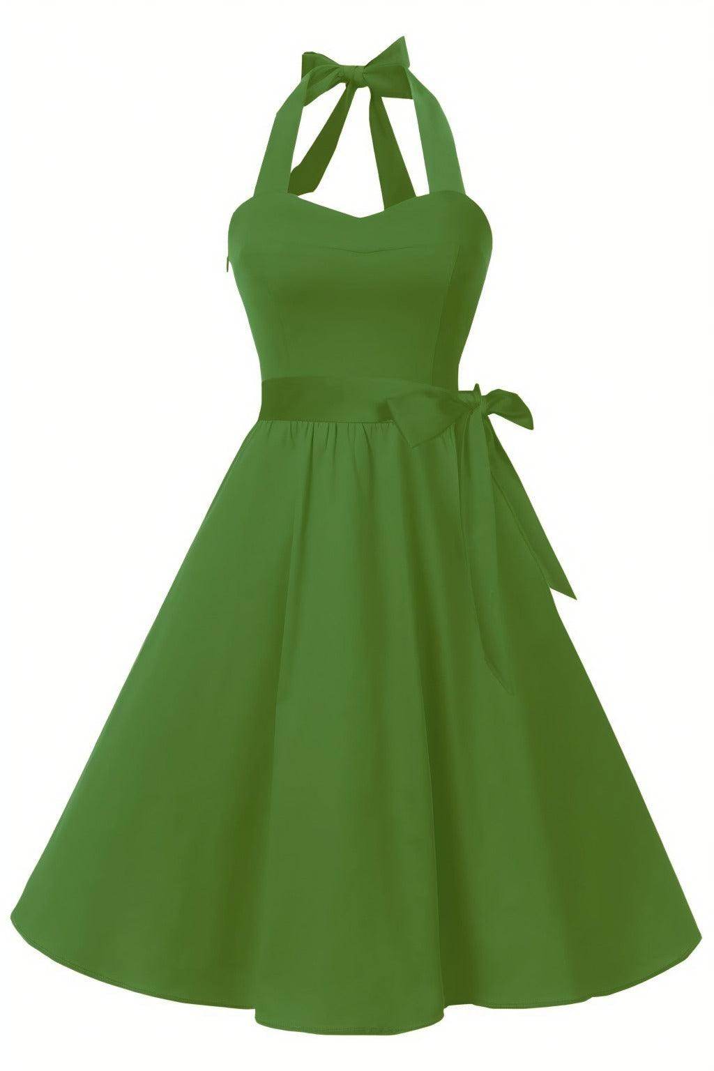 A-Line Knee Length Satin Graduation Dresses CS0559 - COCOMELODY