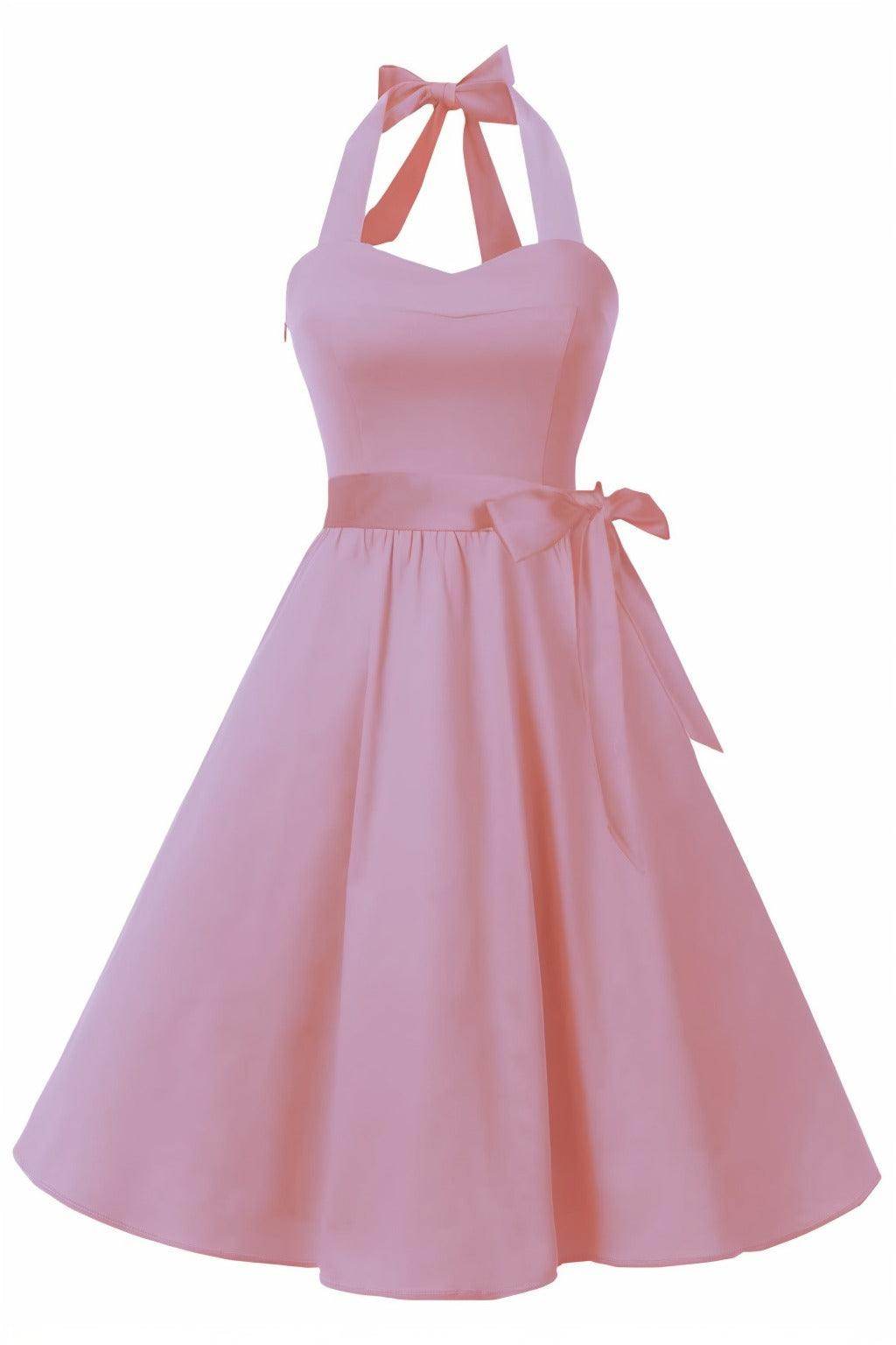 A-Line Knee Length Satin Graduation Dresses CS0559 - COCOMELODY