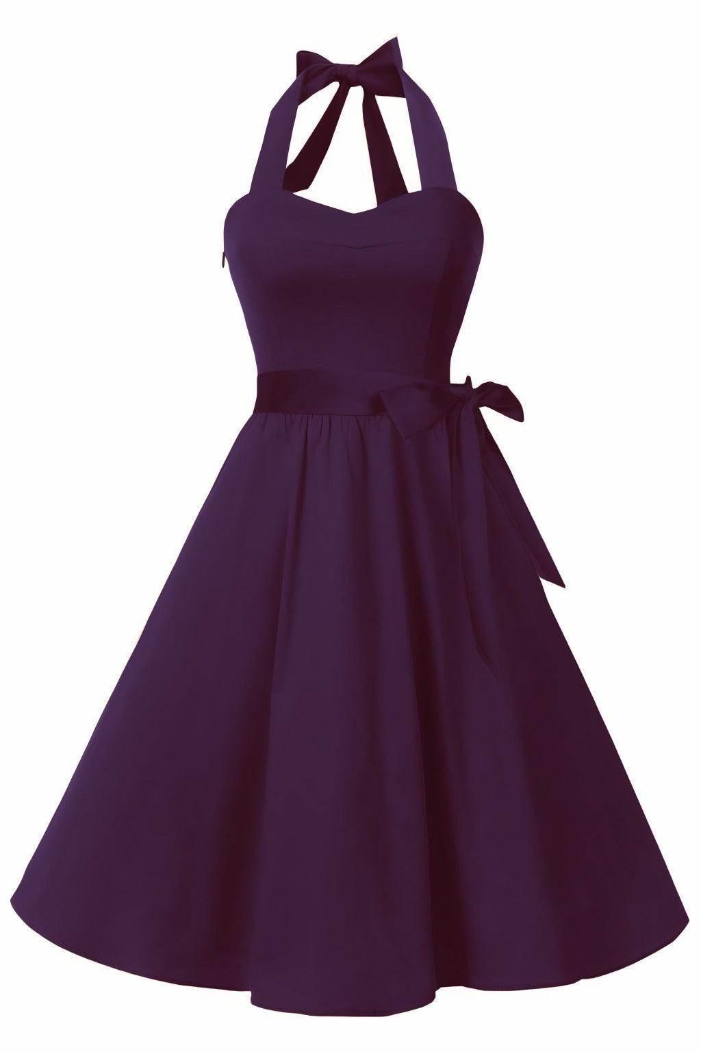 A-Line Knee Length Satin Graduation Dresses CS0559 - COCOMELODY