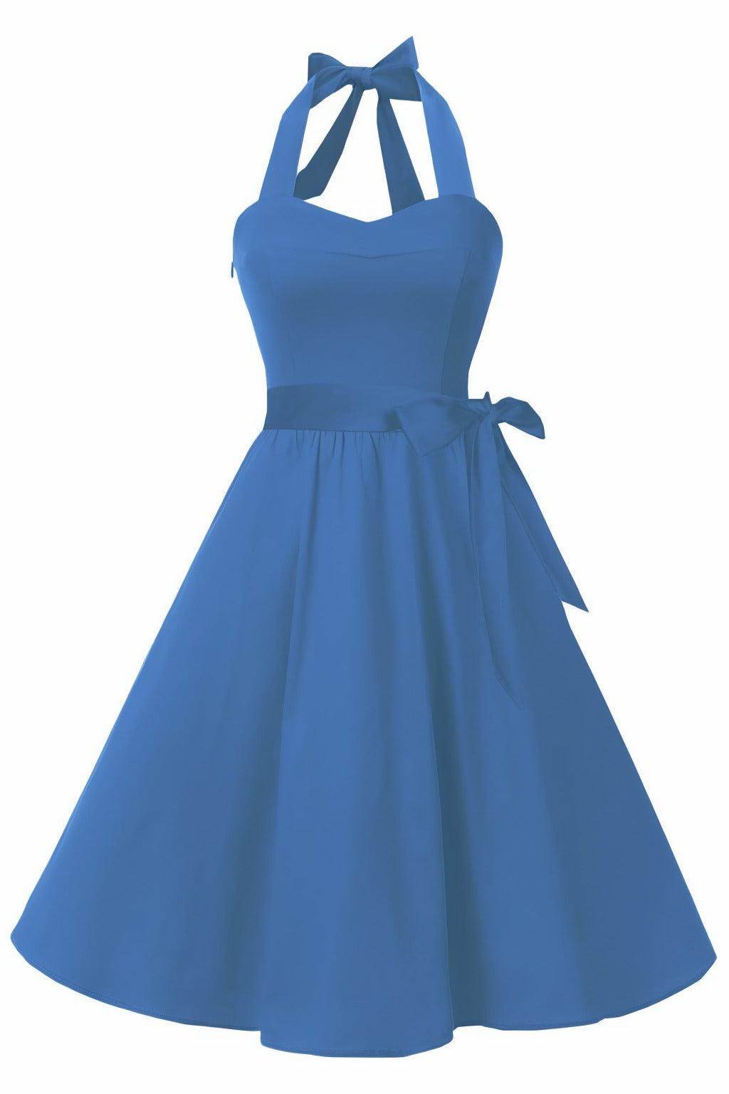 A-Line Knee Length Satin Graduation Dresses CS0559 - COCOMELODY