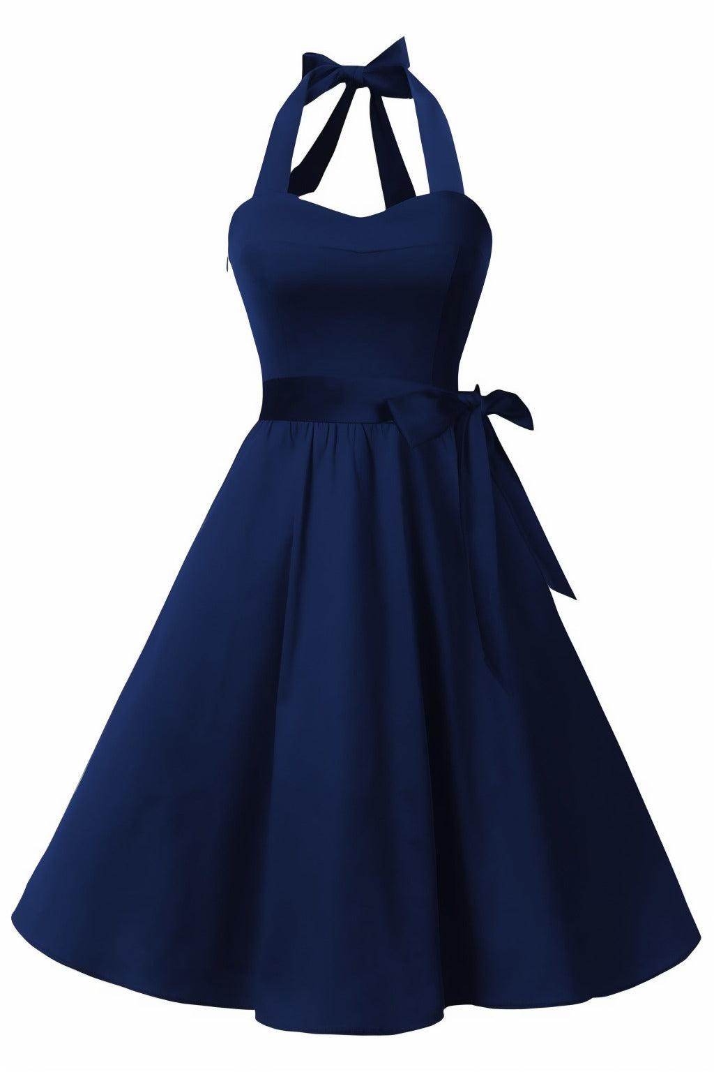 A-Line Knee Length Satin Graduation Dresses CS0559 - COCOMELODY