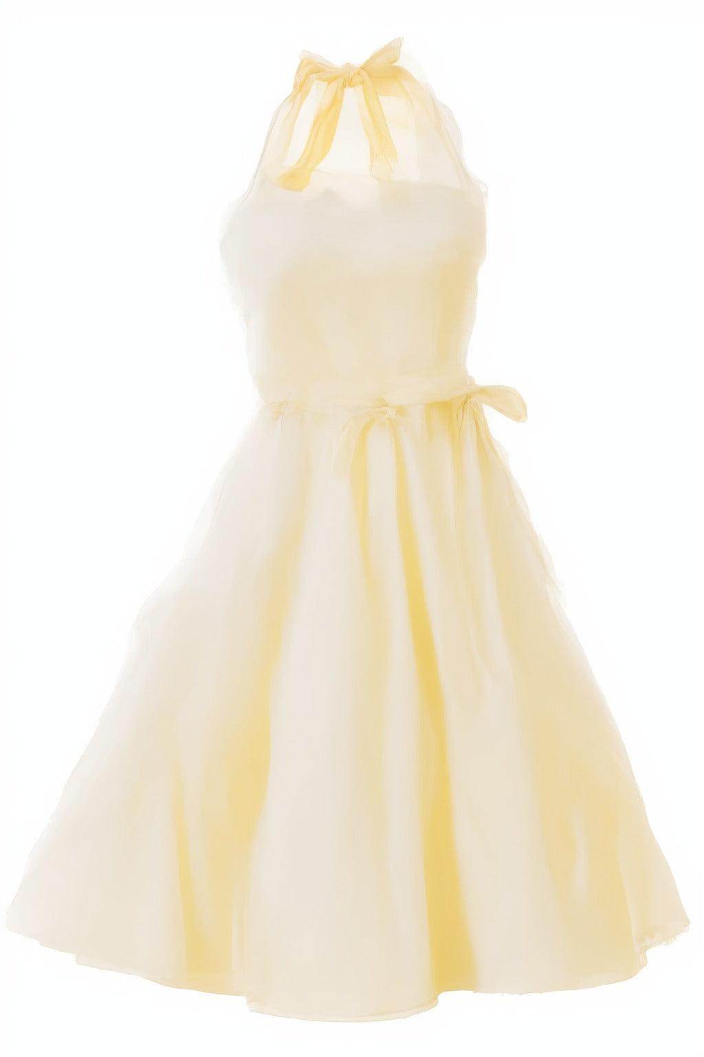 A-Line Knee Length Satin Graduation Dresses CS0559 - COCOMELODY