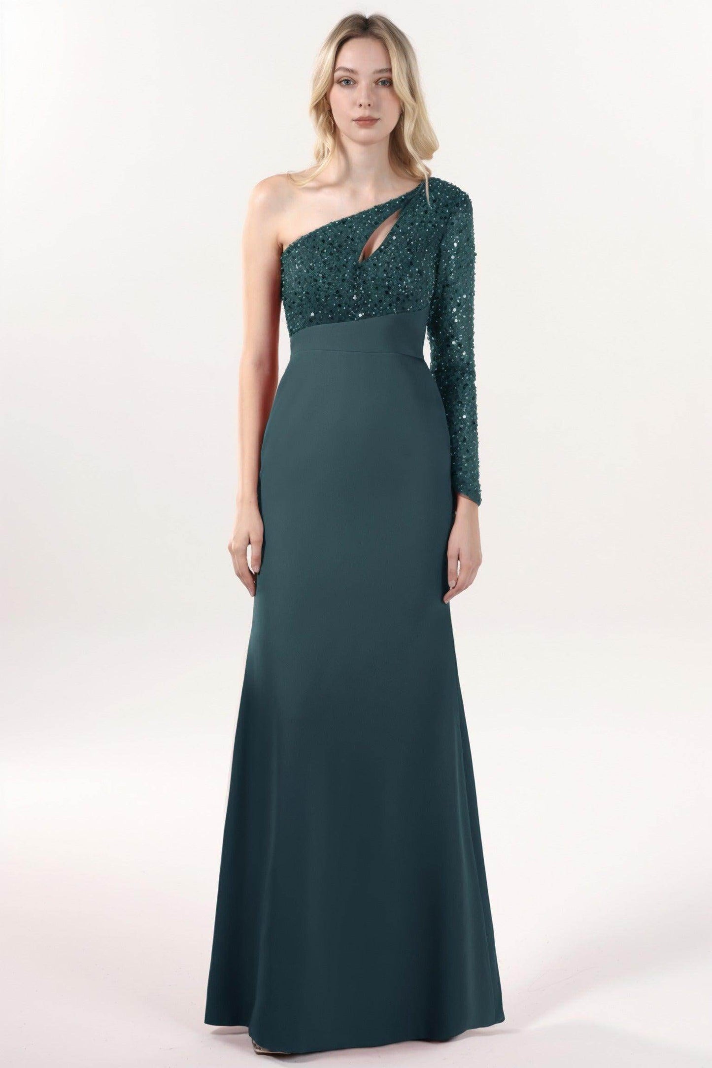 Trumpet-Mermaid Maxi Stretch Crepe Formal Dress CS0587 - COCOMELODY