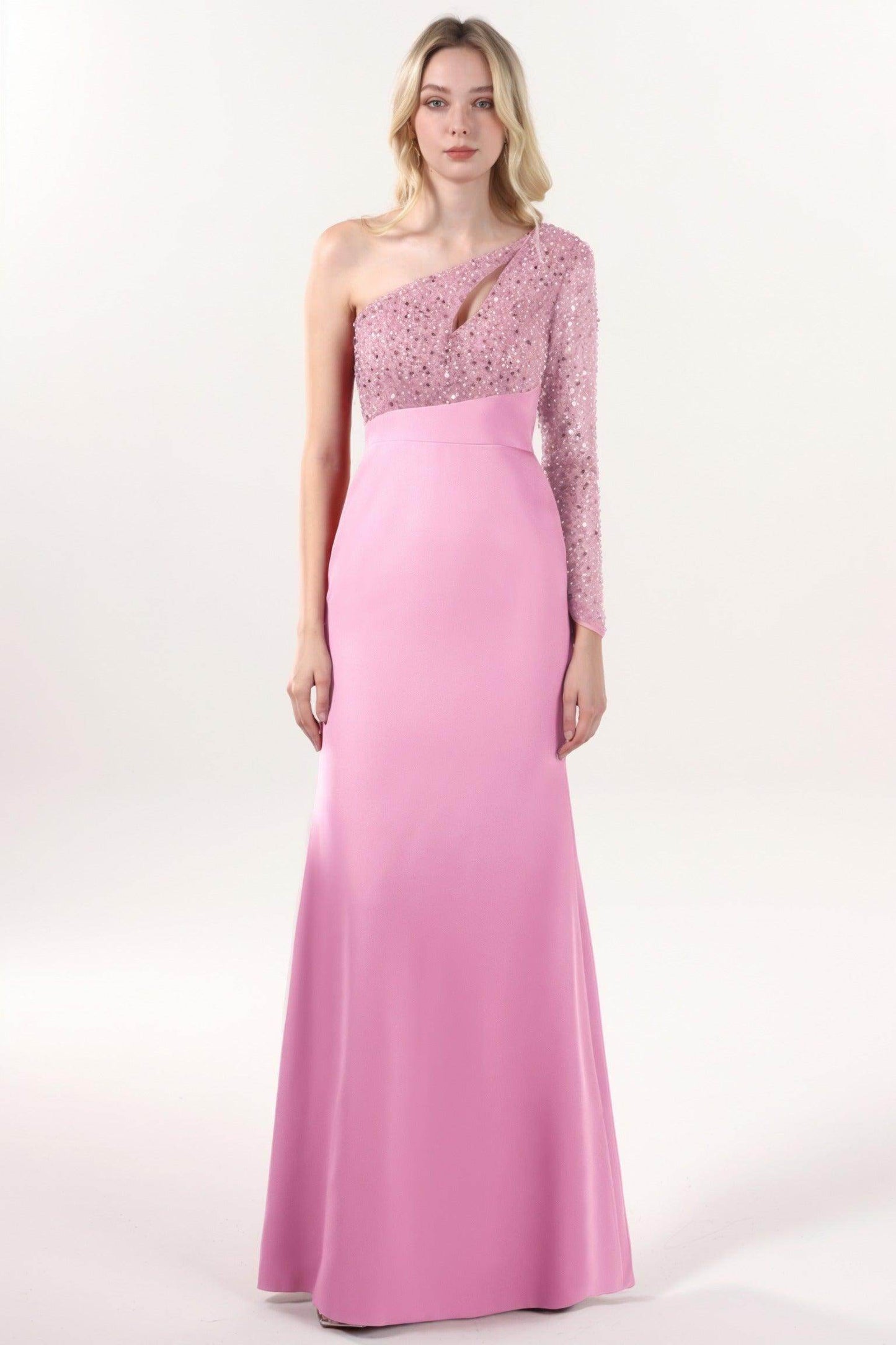 Trumpet-Mermaid Maxi Stretch Crepe Formal Dress CS0587 - COCOMELODY