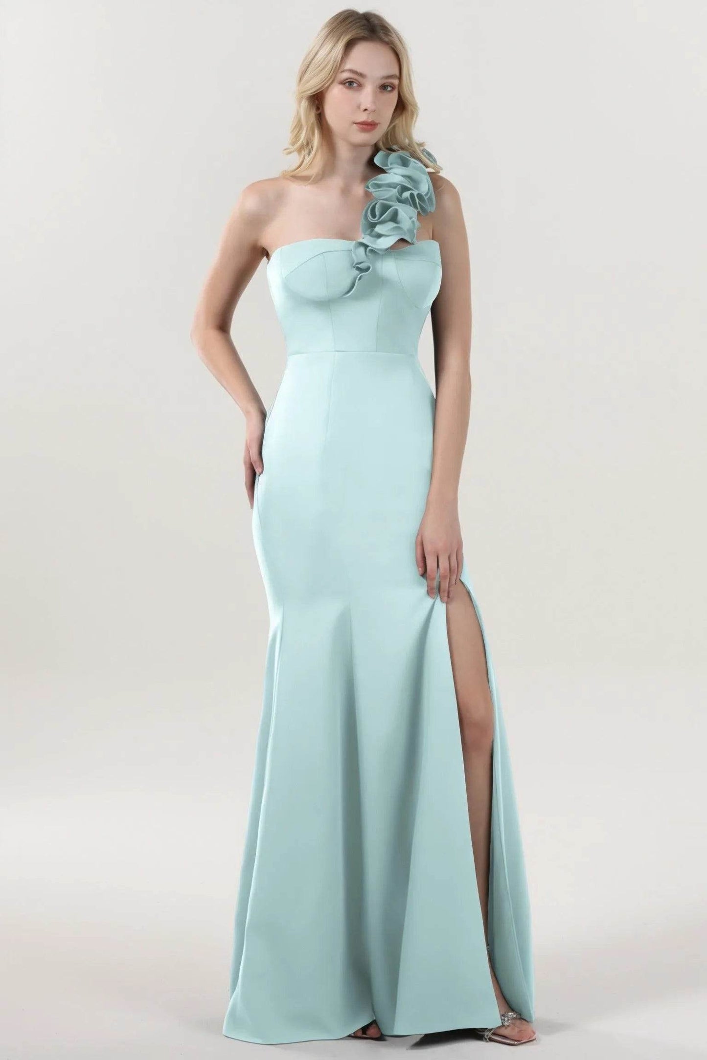 Trumpet-Mermaid Maxi Stretch Crepe Formal Dress CS0596 - COCOMELODY