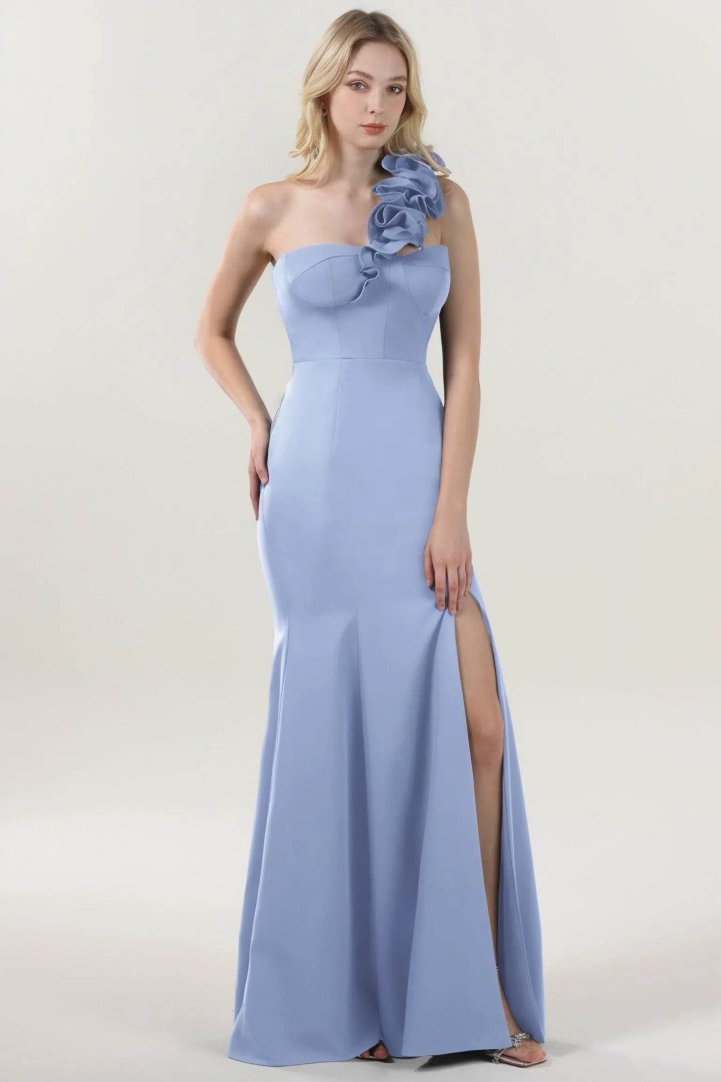 Trumpet-Mermaid Maxi Stretch Crepe Formal Dress CS0596 - COCOMELODY