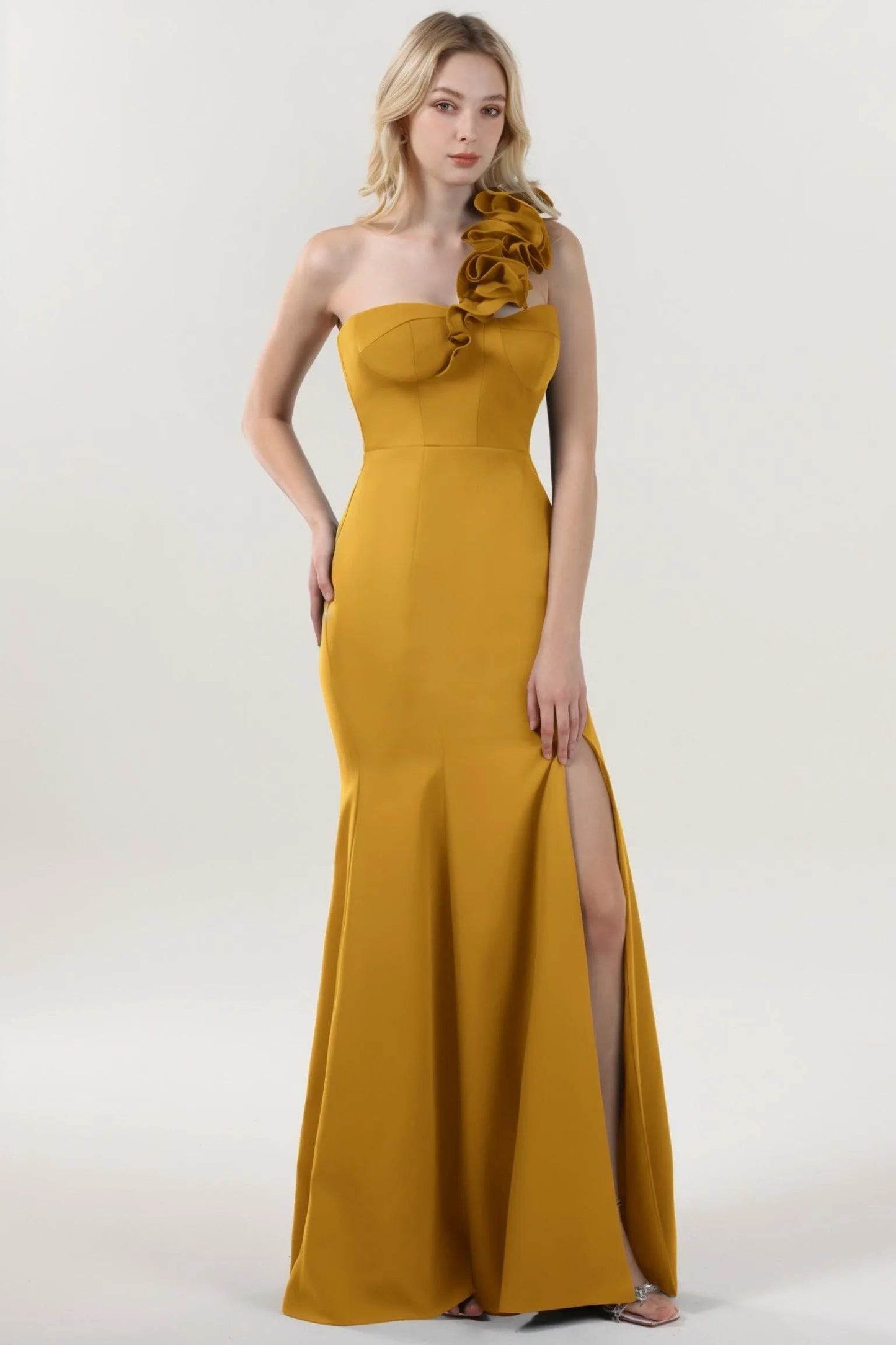 Trumpet-Mermaid Maxi Stretch Crepe Formal Dress CS0596 - COCOMELODY