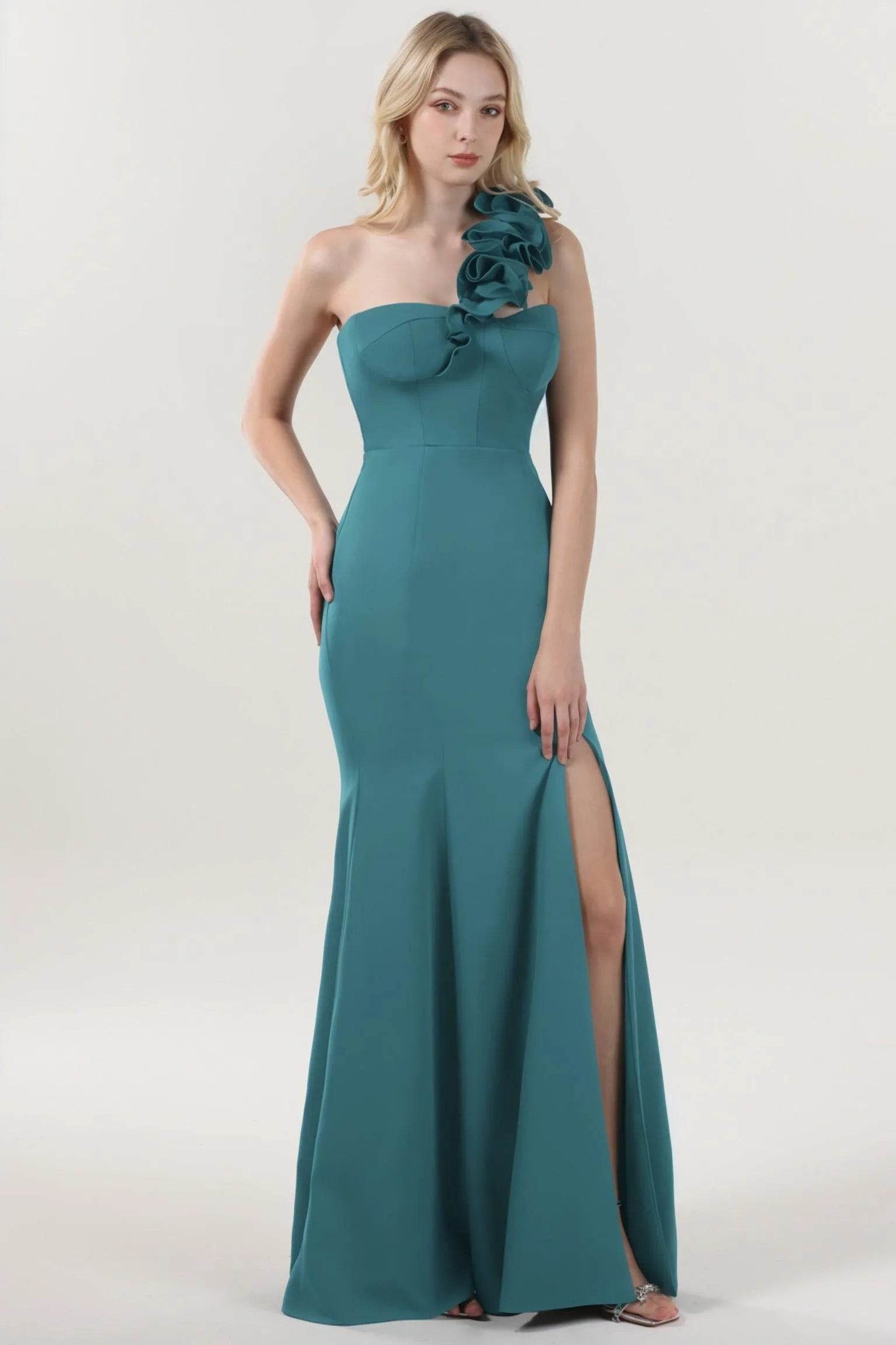 Trumpet-Mermaid Maxi Stretch Crepe Formal Dress CS0596 - COCOMELODY