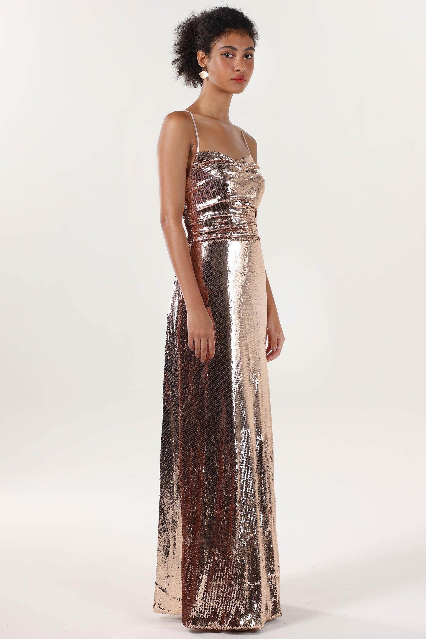 Sheath-Column Maxi Sequined Formal Dress CS0622 - COCOMELODY