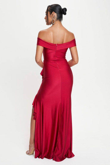 Sheath-Column Floor Length Nylon Spandex Dress CS0678 - COCOMELODY