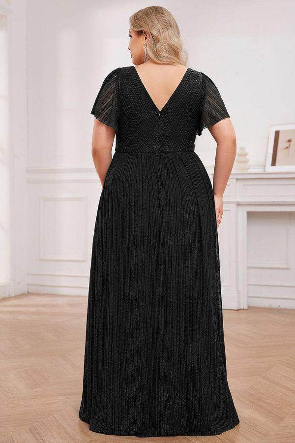 A-Line Maxi Polyester Dress CS0688 - COCOMELODY