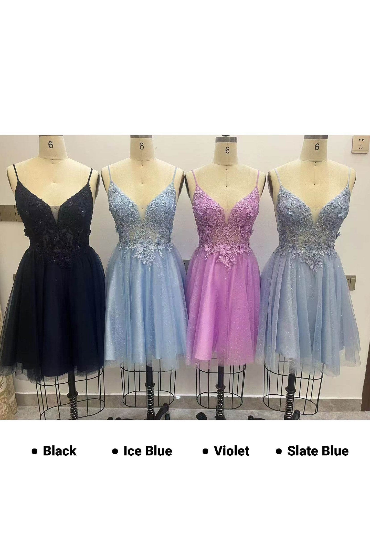 A-Line Mini Tulle Homecoming Dress CS1000 - COCOMELODY