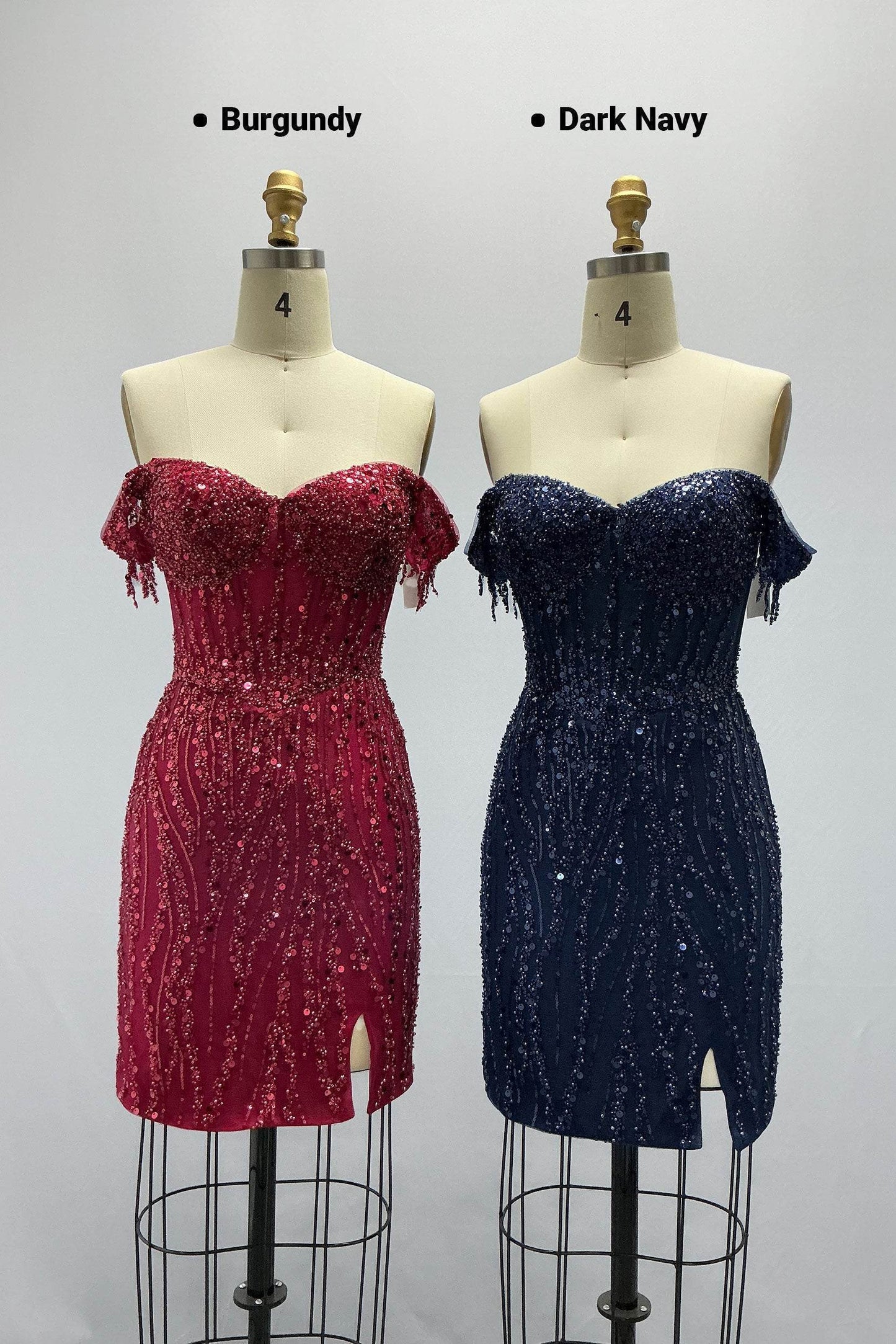 Sheath-Column Mini Sequined Homecoming Dress CS1018 - COCOMELODY