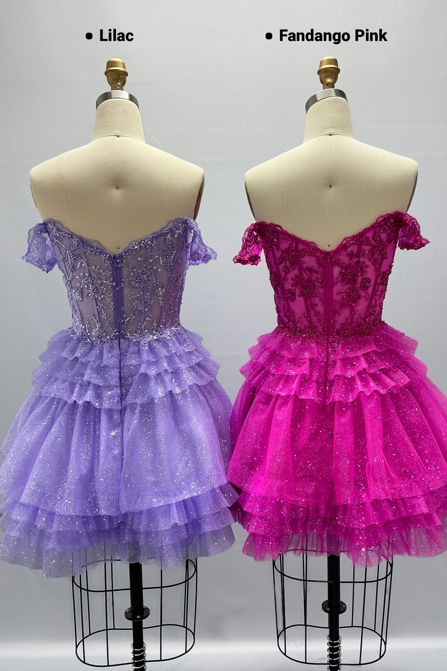 A-Line Mini Tulle Homecoming Dress CS1032