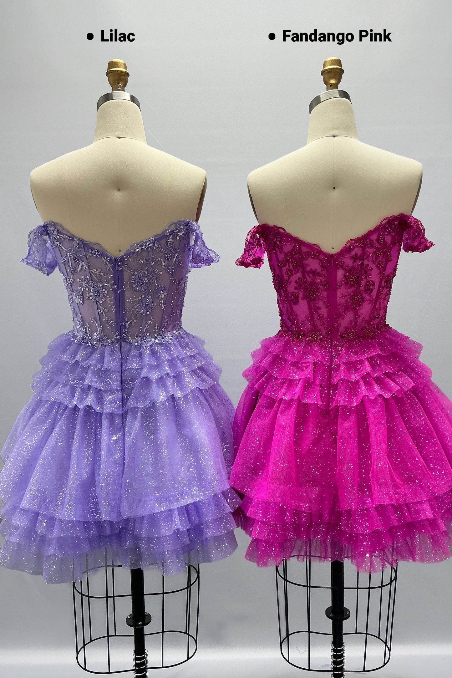 A-Line Mini Tulle Homecoming Dress CS1032 - COCOMELODY