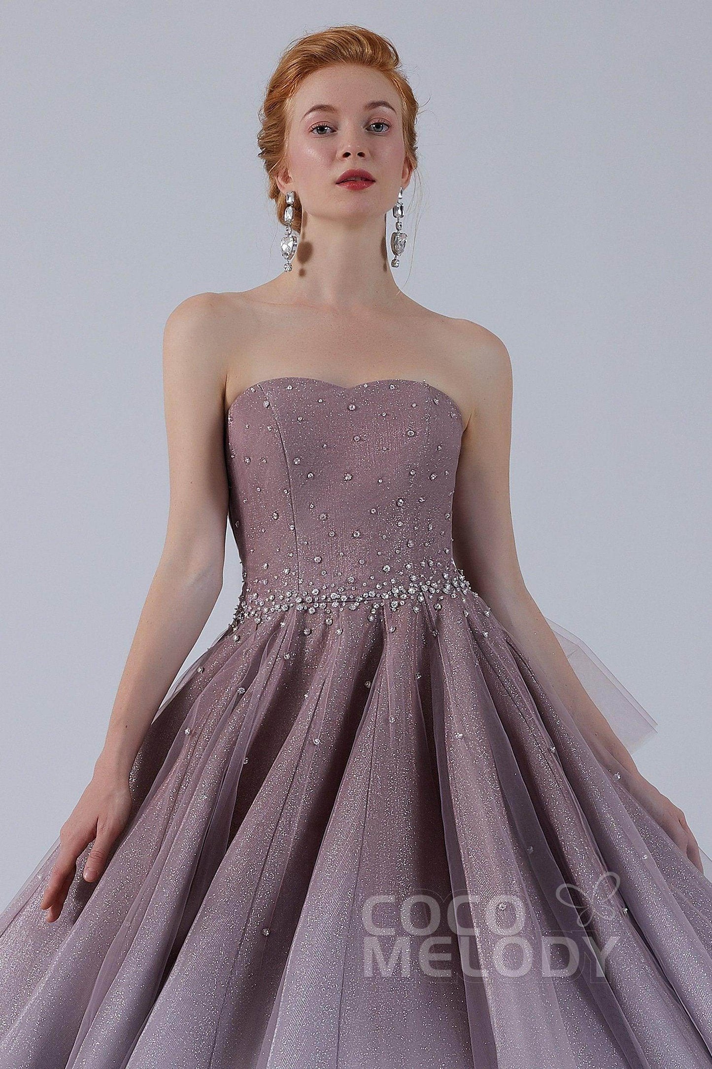 Ball Gown Floor Length Compound Ombre Wedding Dress CW2141 - COCOMELODY