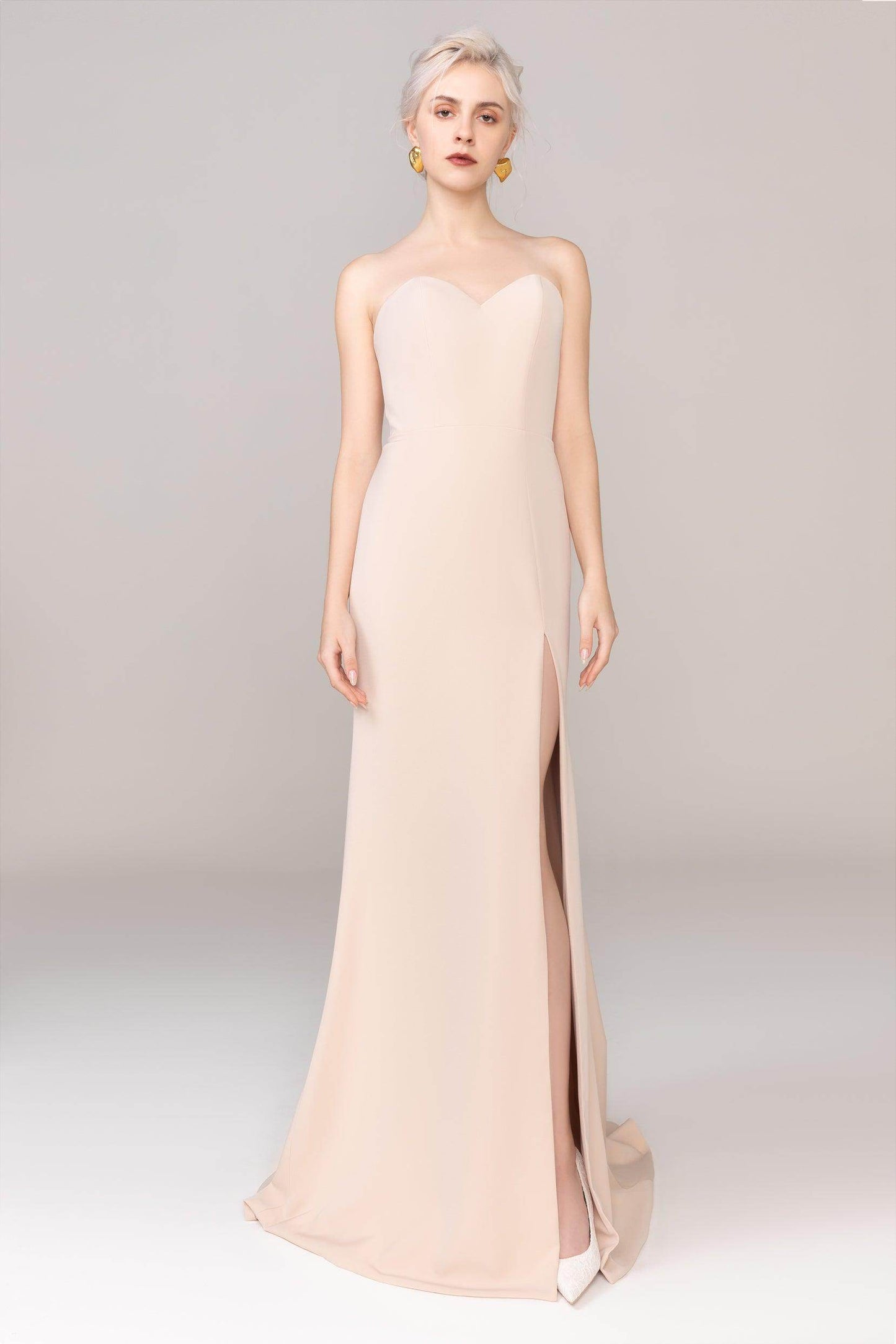 A-Line Court Train Tulle Lace Wedding Dress CW2484 - COCOMELODY