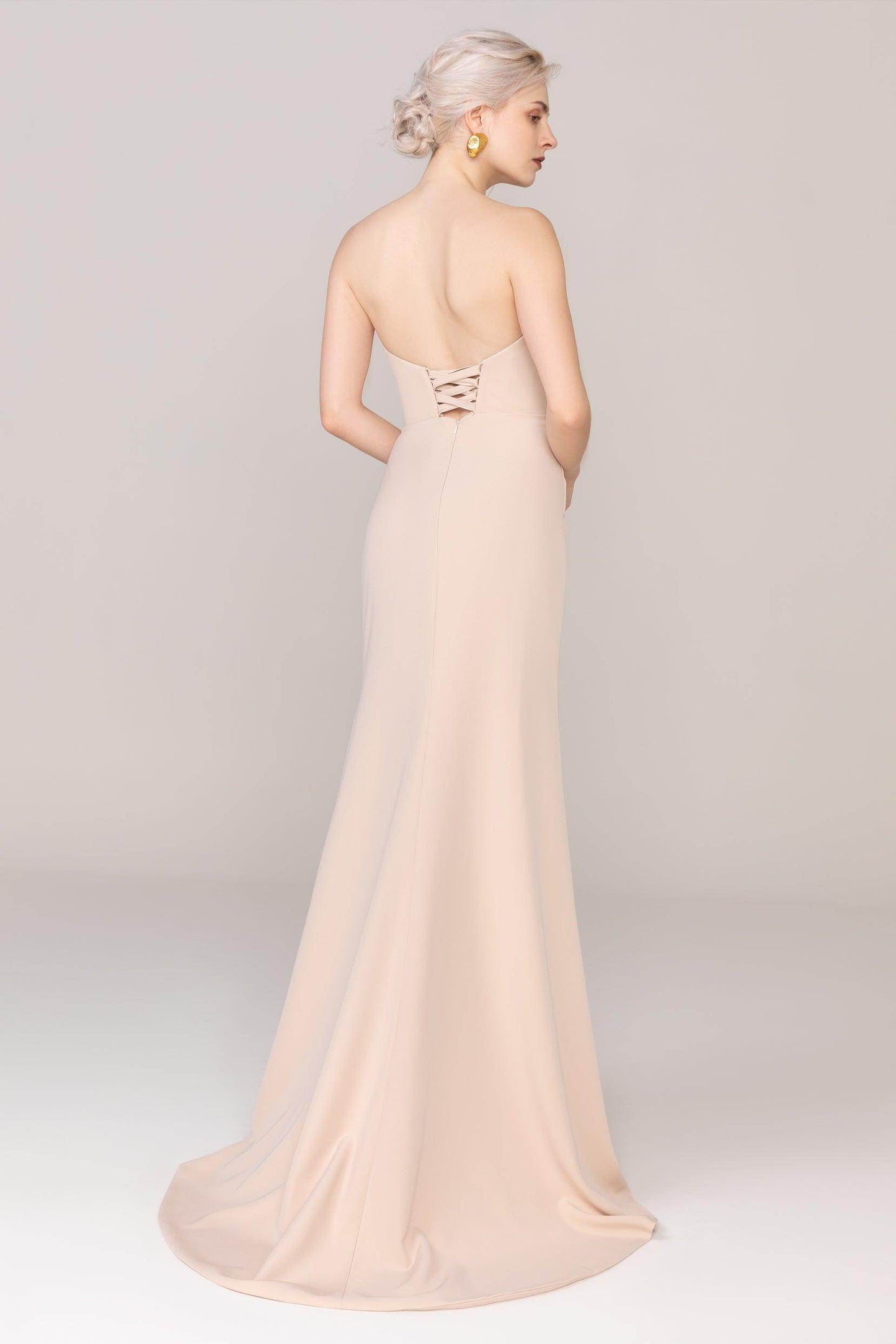 A-Line Court Train Tulle Lace Wedding Dress CW2484 - COCOMELODY