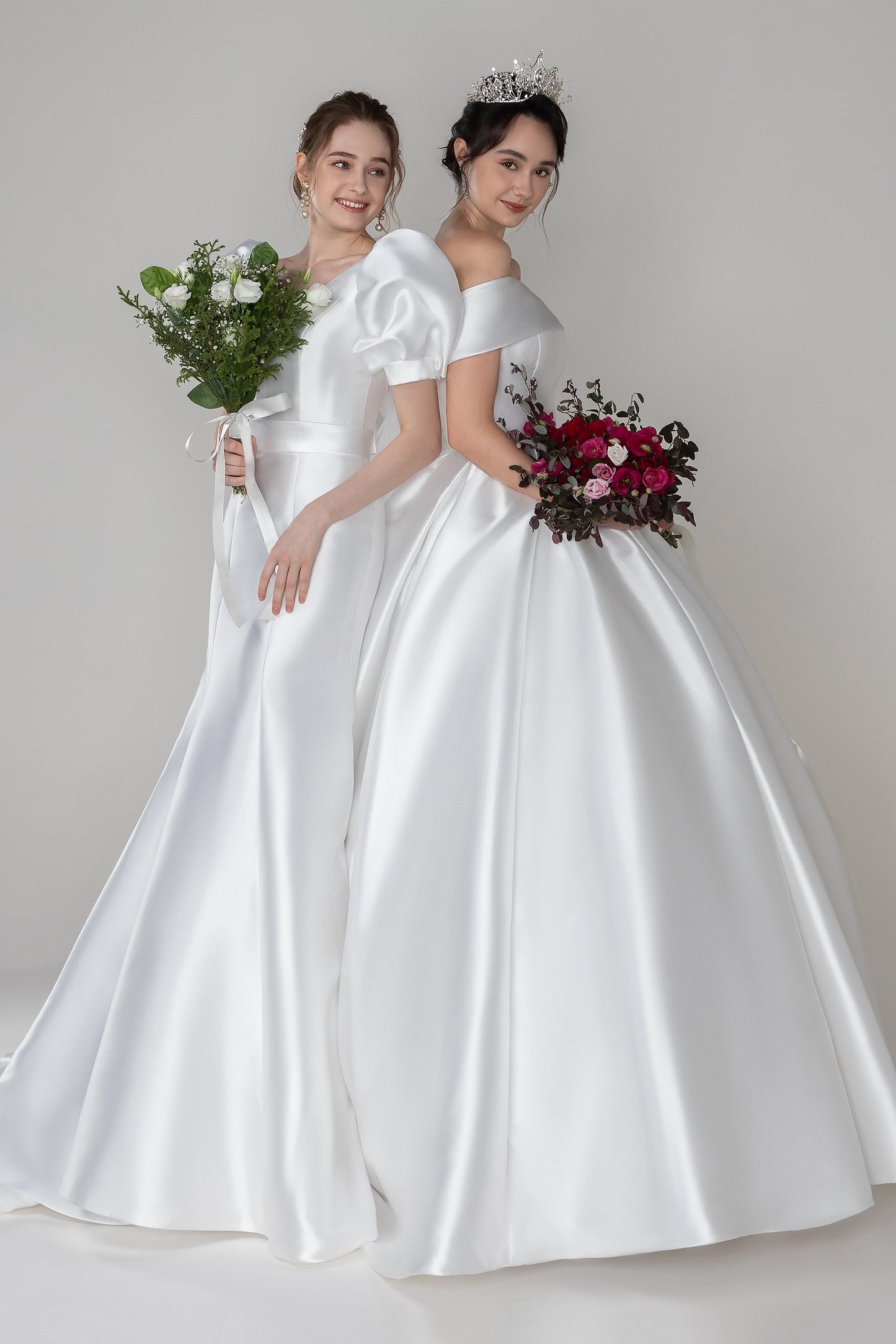 Princess Court Train Mikado Wedding Dress CW2520