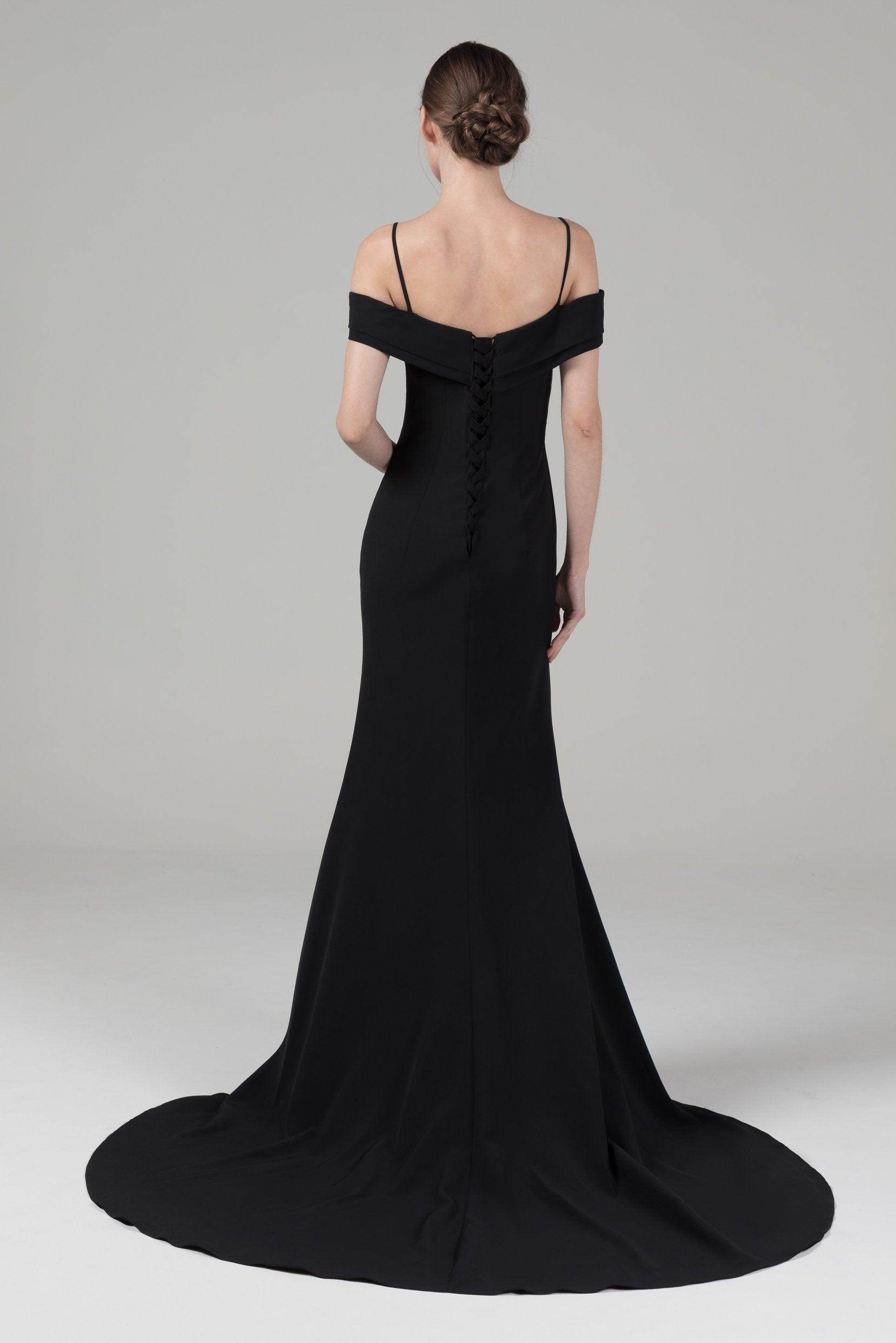 Mermaid Court Train Elastic Cloth Wedding Dress CW2647CR - COCOMELODY