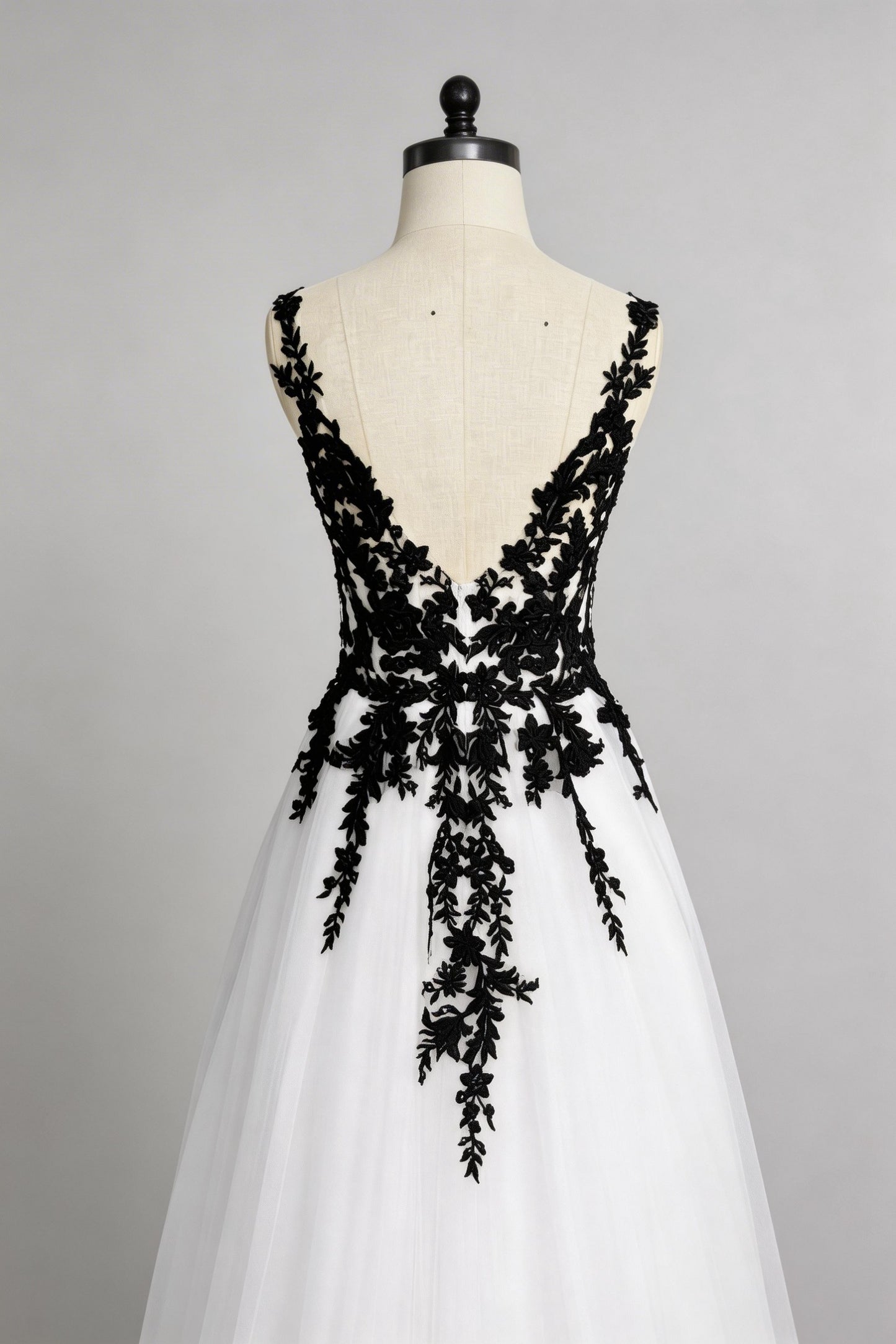 A-Line Court Train Tulle Wedding Dress CW3652