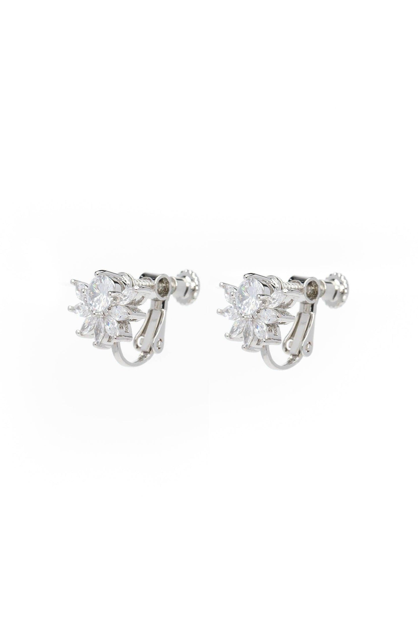 Crystals Tiara Necklace Earrings Jewelry CY0066 - COCOMELODY