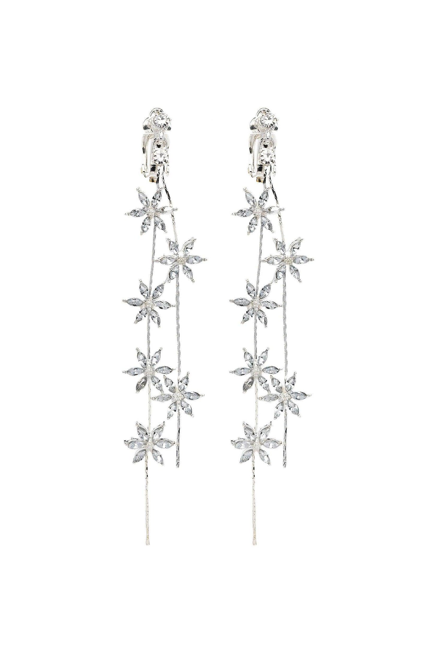 Crystals Tiara Necklace Earrings Jewelry CY0067 - COCOMELODY