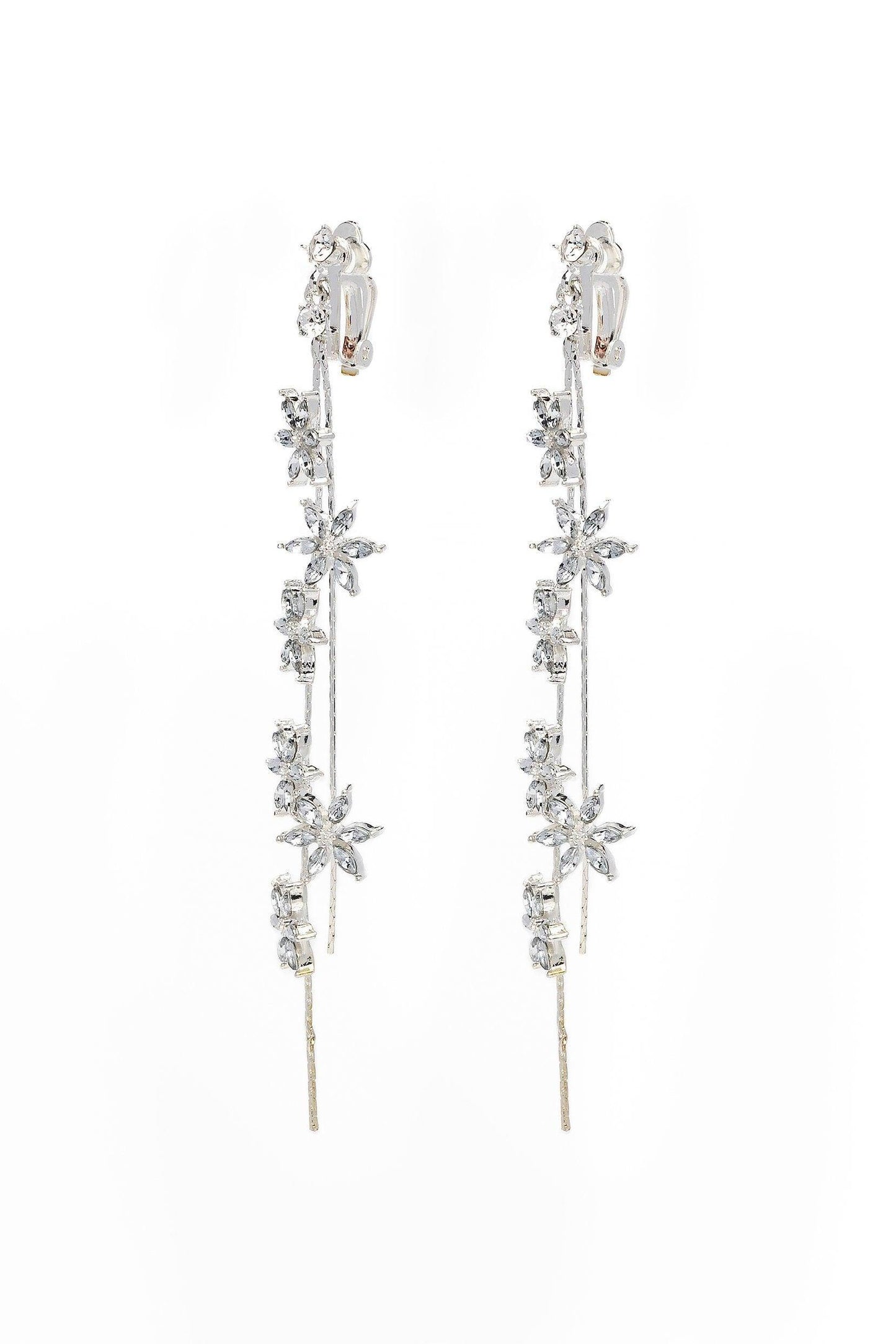 Crystals Tiara Necklace Earrings Jewelry CY0067 - COCOMELODY