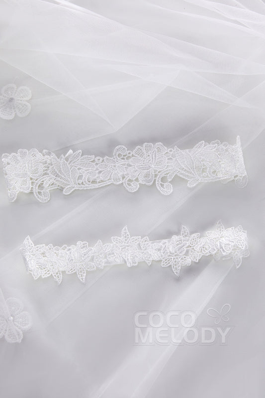 Lace Wedding Garter CZ0190