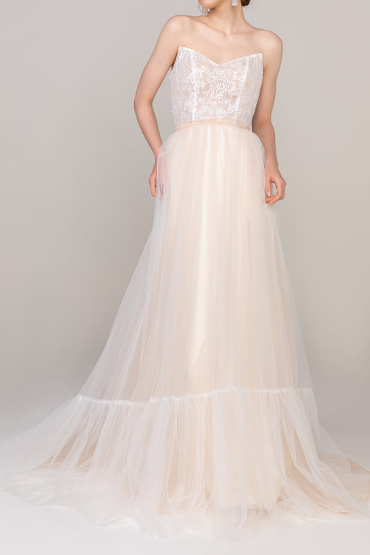 Elegant Tulle Wedding Skirt CZ0256