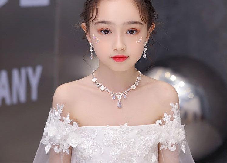 Wedding Hair Accessories for Kids, Flower Girl Hair Accessory, Princess Headpiece Flower Girl Headpiece Accessories for Birthday Party 641507041653 - COCOMELODY