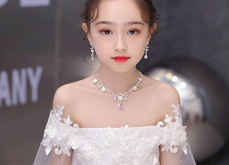 Wedding Hair Accessories for Kids, Flower Girl Hair Accessory, Princess Headpiece Flower Girl Headpiece Accessories for Birthday Party 641507041653 - COCOMELODY