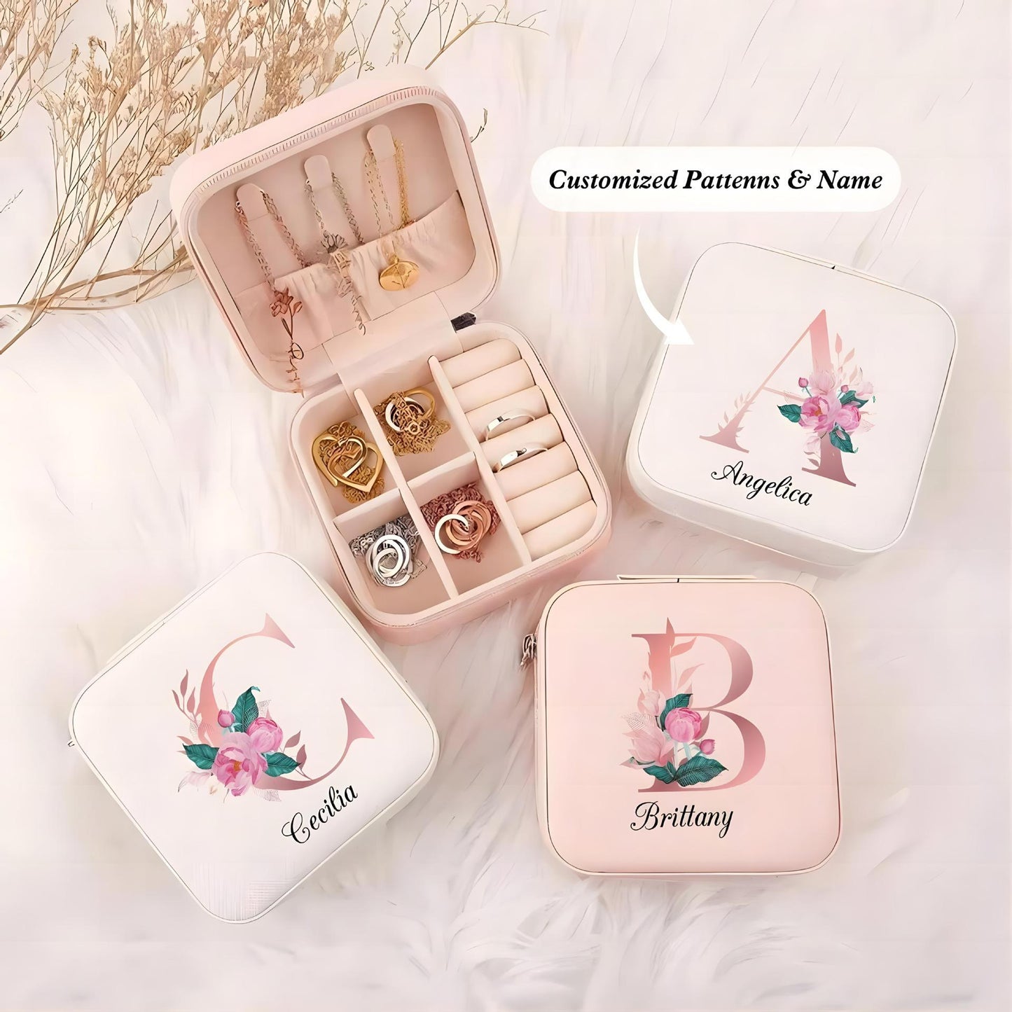 DIY design simple jewelry portable creative jewelry box 836834083360 - COCOMELODY
