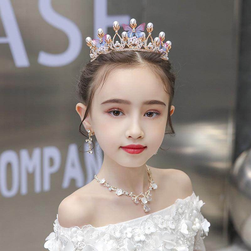 Wedding Hair Accessories for Kids, Flower Girl Hair Accessory, Princess Headpiece Flower Girl Headpiece Accessories for Birthday Party 641507041653 - COCOMELODY