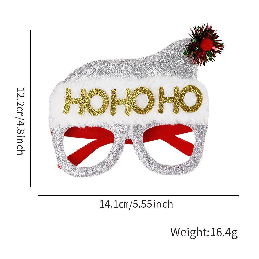 Christmas party Cartoon frame glasses for adults and children 821408242092 - COCOMELODY