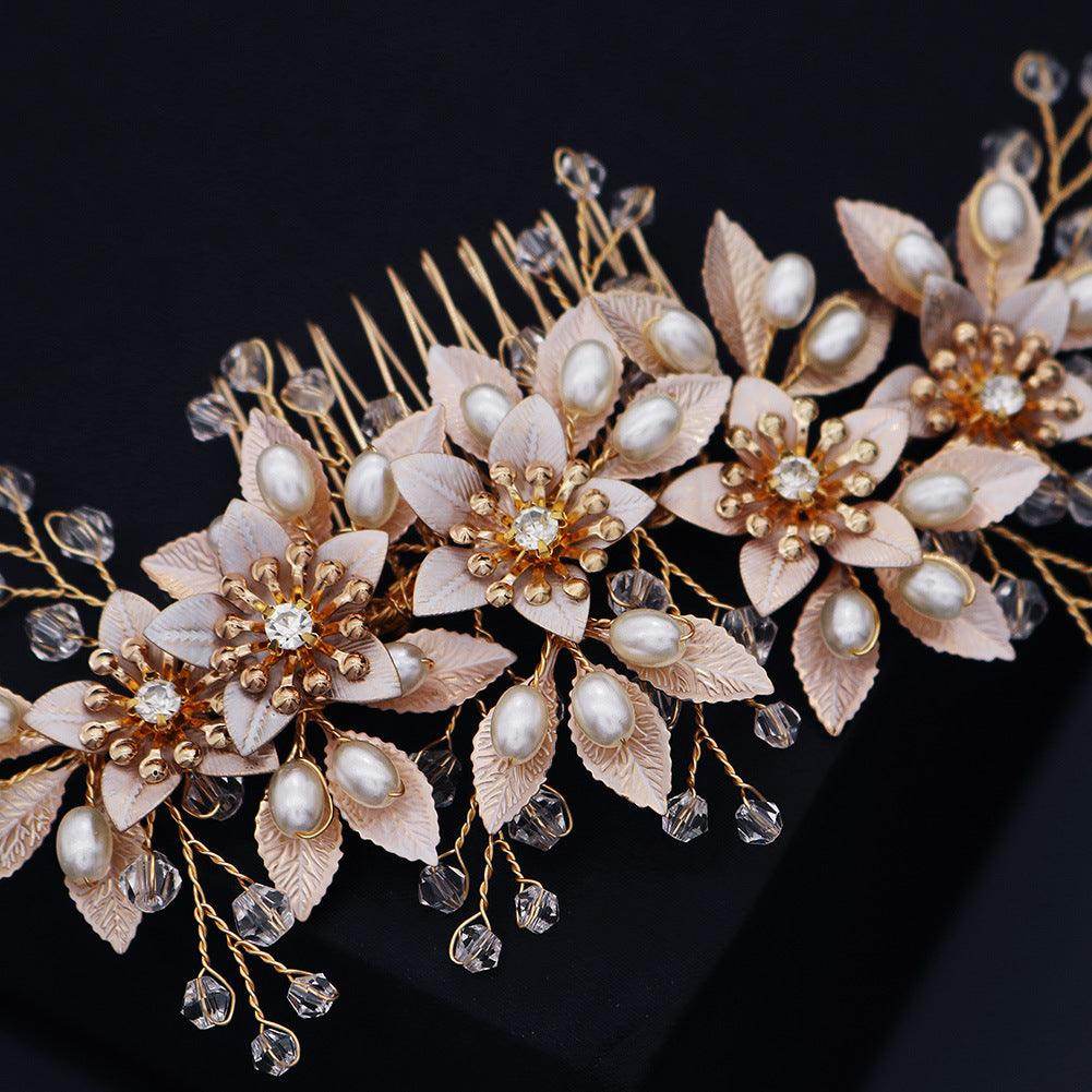 Bride Hair Comb Wedding Hair Accessories for Brides 628657991507 - COCOMELODY