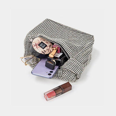 Diamond-encrusted vest evening bag 833620199576 - COCOMELODY