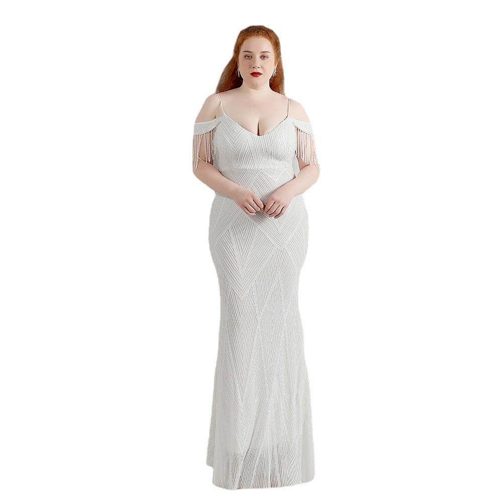 Trumpet-Mermaid Floor Length Sequins Evening Dress 647407958301 - COCOMELODY