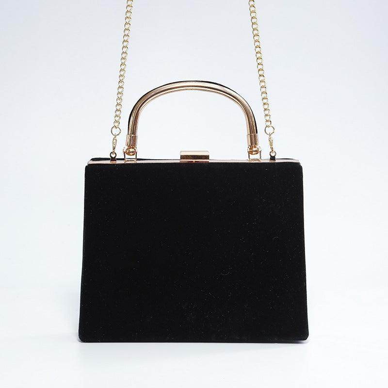 Velvet handbag Dinner bag 710897066905 - COCOMELODY