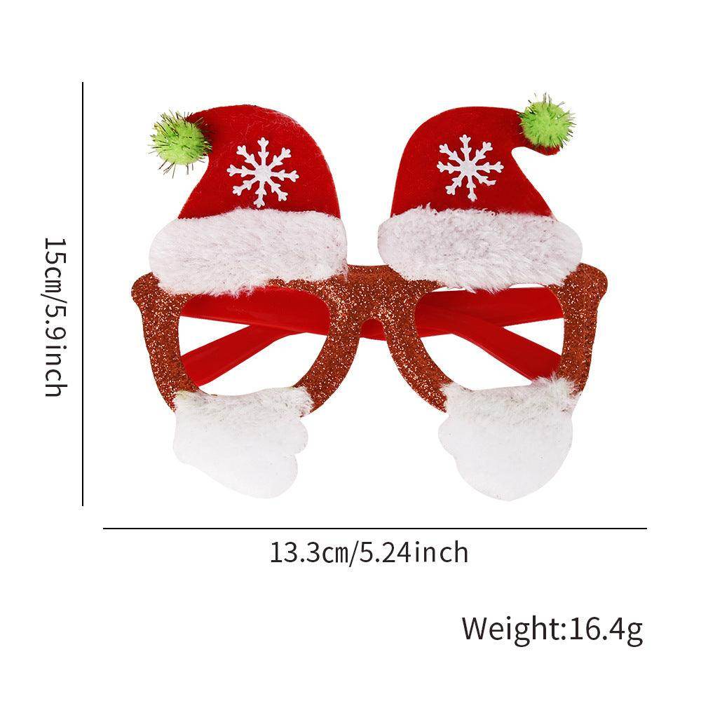 Christmas party Cartoon frame glasses for adults and children 821408242092 - COCOMELODY