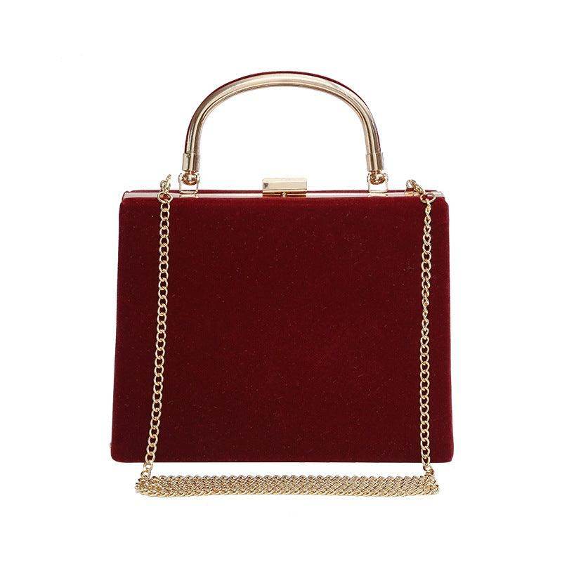 Velvet handbag Dinner bag 710897066905 - COCOMELODY