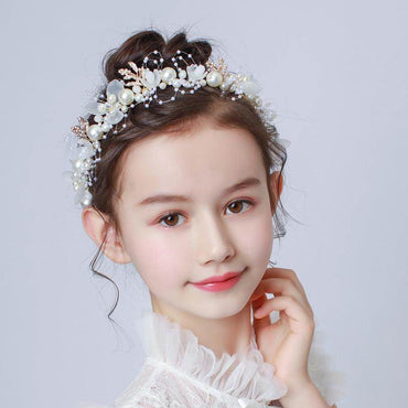 Wedding Hair Accessories for Kids, Flower Girl Hair Accessory, Princess Headpiece Flower Girl Headpiece Accessories for Birthday Party 636275250091 - COCOMELODY