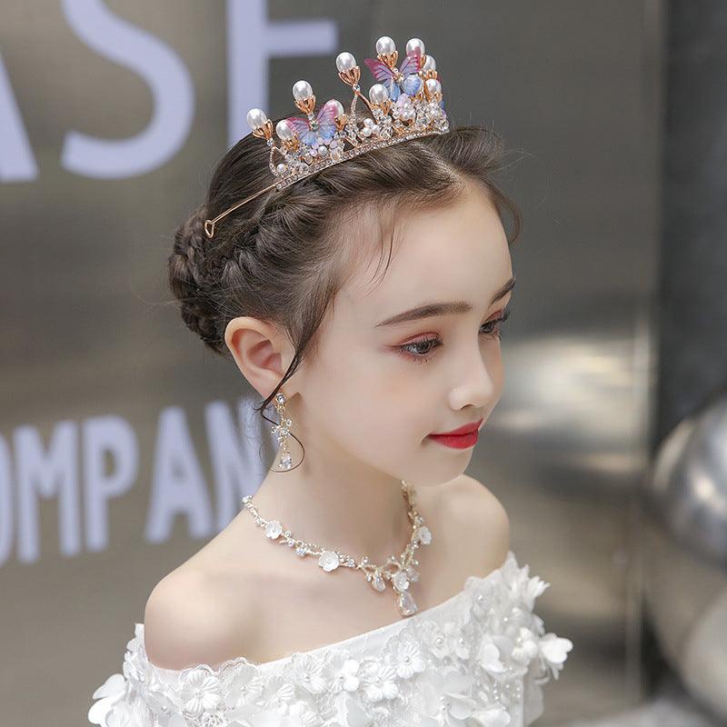 Wedding Hair Accessories for Kids, Flower Girl Hair Accessory, Princess Headpiece Flower Girl Headpiece Accessories for Birthday Party 641507041653 - COCOMELODY