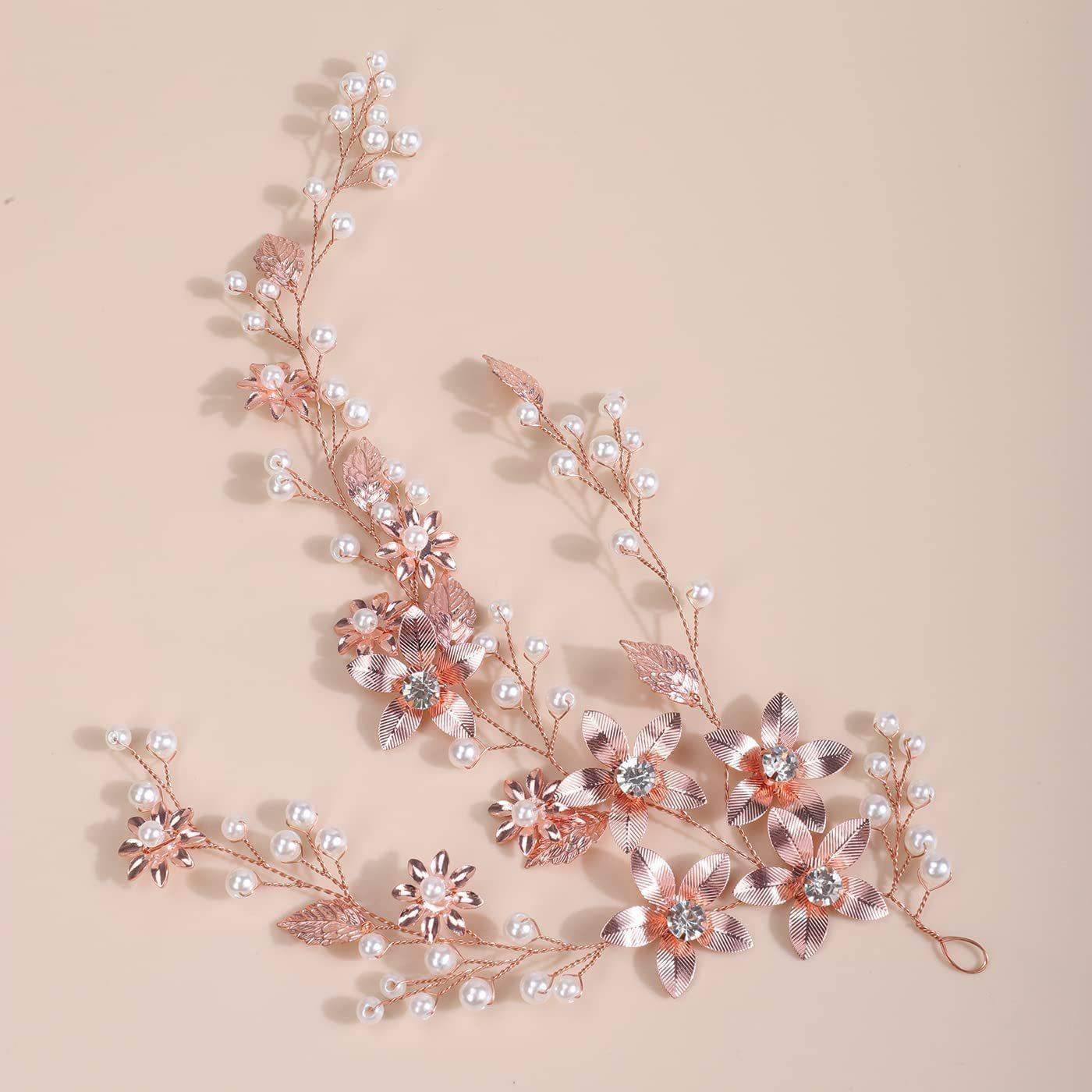 Gold handmade bridal headdress Hair accessories Beaded dress accessories 583345967079 - COCOMELODY