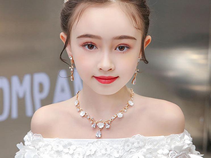 Wedding Hair Accessories for Kids, Flower Girl Hair Accessory, Princess Headpiece Flower Girl Headpiece Accessories for Birthday Party 641507041653 - COCOMELODY